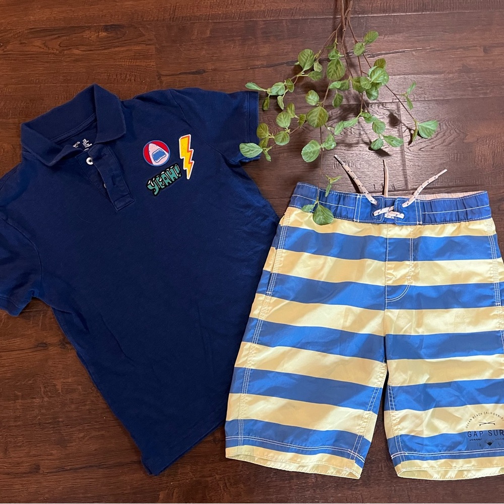 Boy polo and shorts bundle